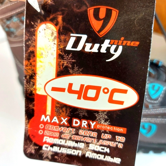 NWT Duty Nine -40C Winter Boots, Size EU 34 - Picture 9 of 16